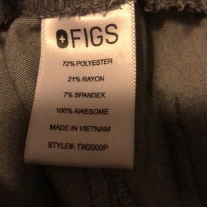 Figs scrub pants. Xxs petite graphite gray. EUC.